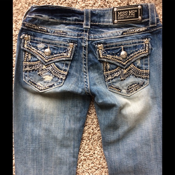 Miss Me Stonewashed Boot Cut Jeans - Picture 8 of 8