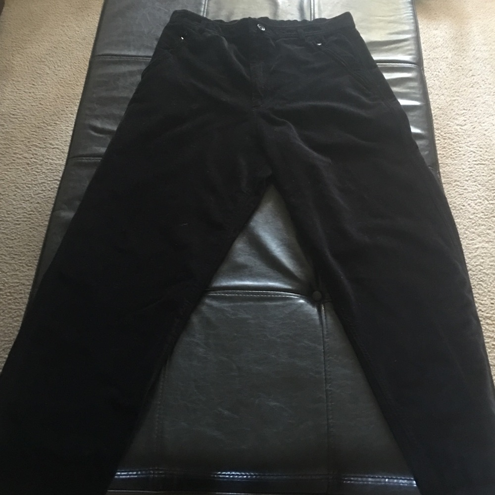 Comme des Garçons - Black velvet dress pants