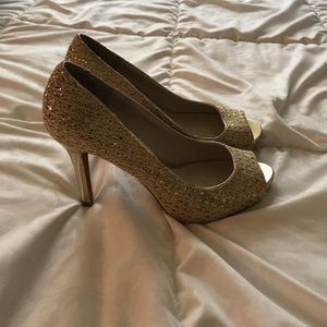 Audrey Brooke - Gold Heels