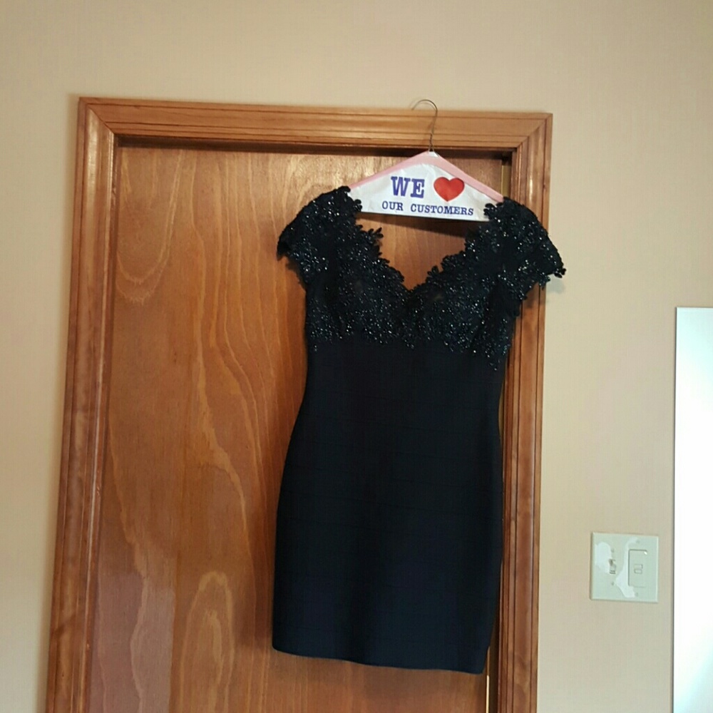 Formal black dress
