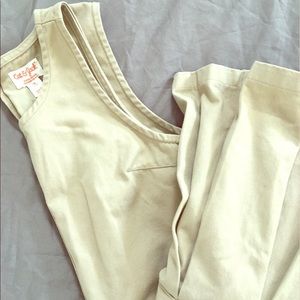 Khaki uniform skirt