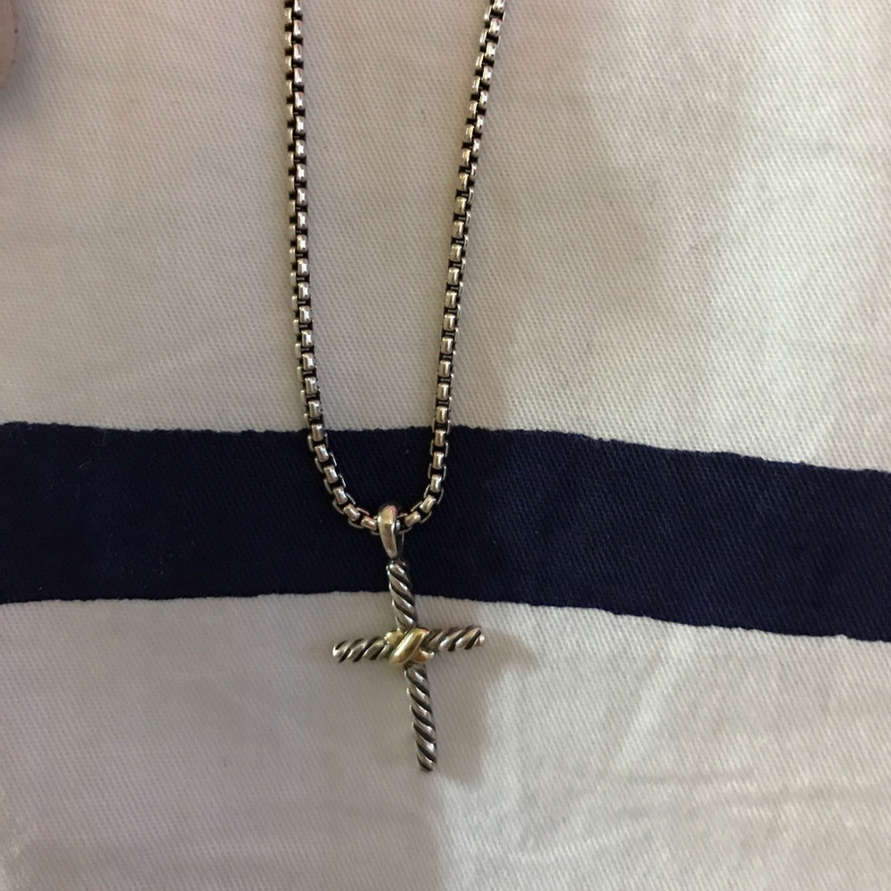 David Yurman cross necklace