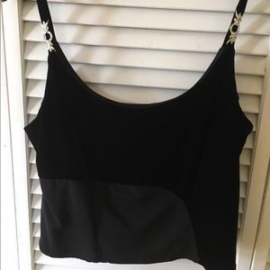 Black Velvet Cocktail Top