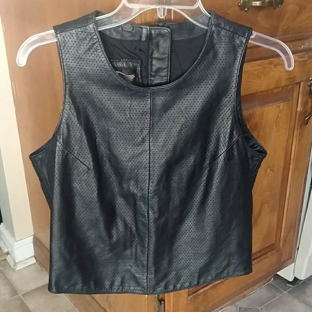 RARE Harley Davidson Leather Vest