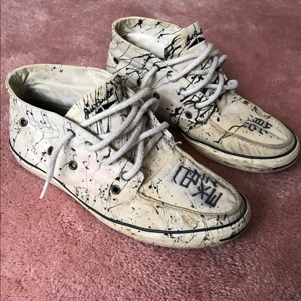Converse Jack Purcell custom canvas sneakers