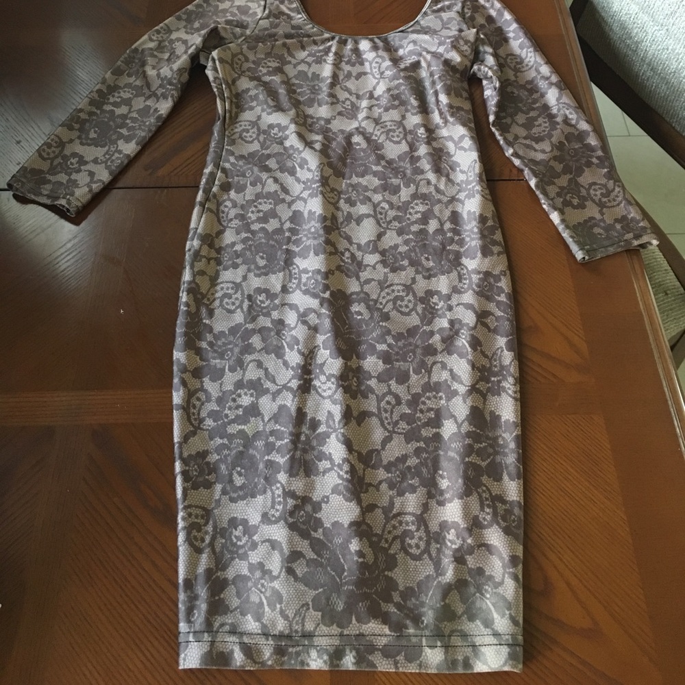 American apparel 3/4 bodycon dress with a low back