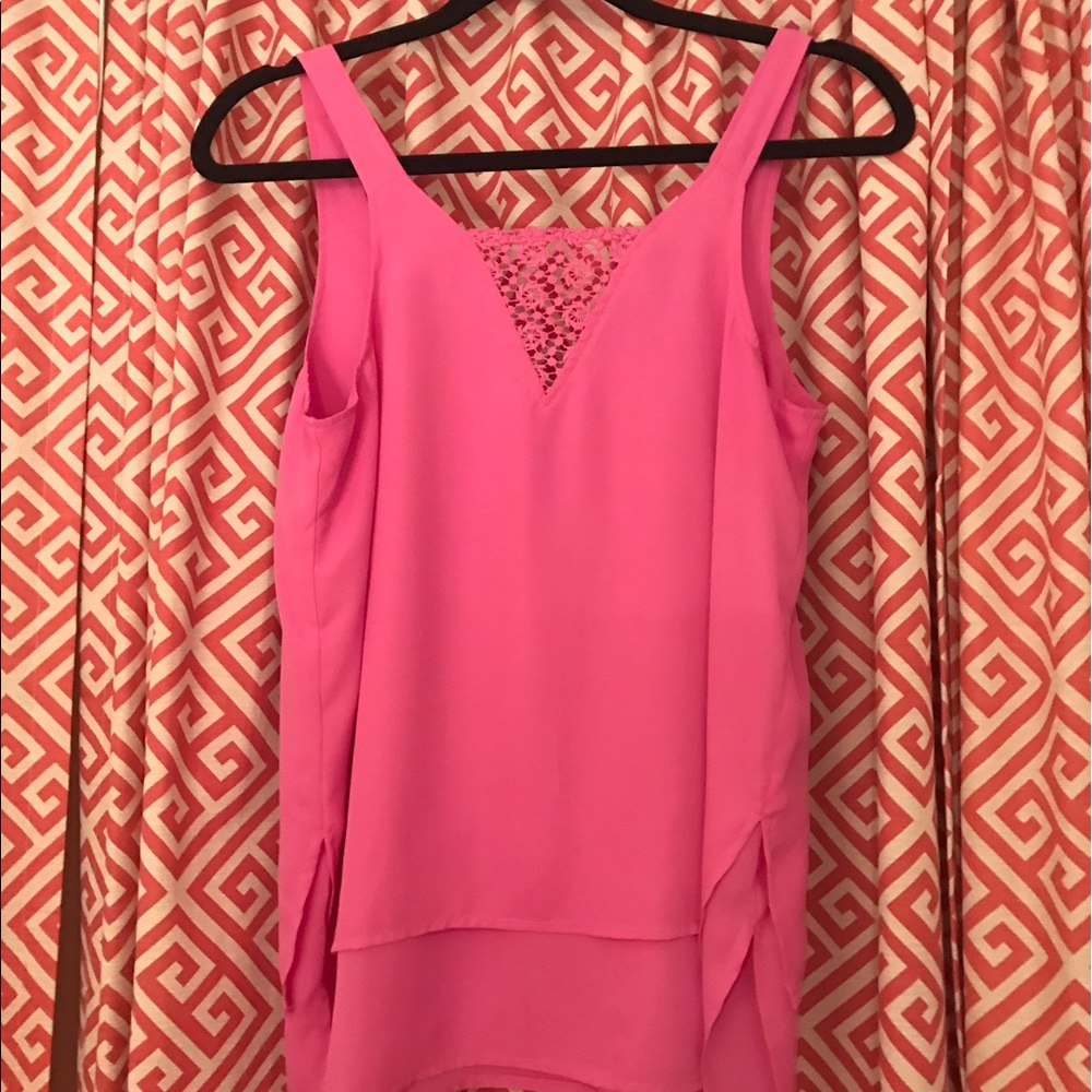 Chiffon Tank with Detail