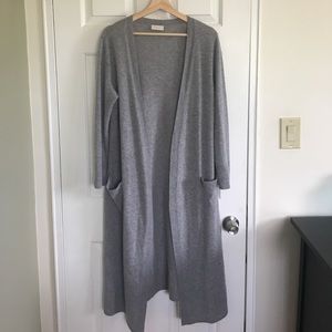 Nordstrom Gray Duster Cardigan