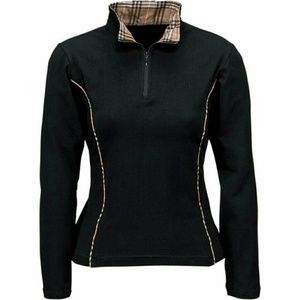 Riding sport black mock turtle neck