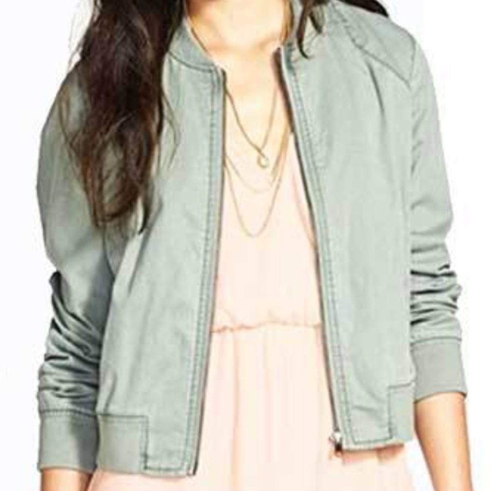*SALE* Twill Army Green Bomber