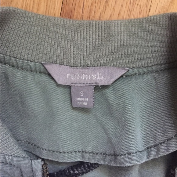 *SALE* Twill Army Green Bomber - Picture 4 of 4