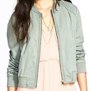*SALE* Twill Army Green Bomber
