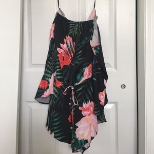 Hello molly off shoulder romper medium