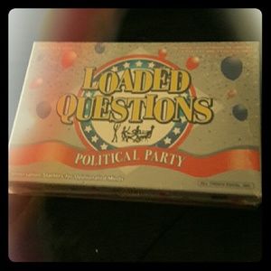 Loaded questions political party game