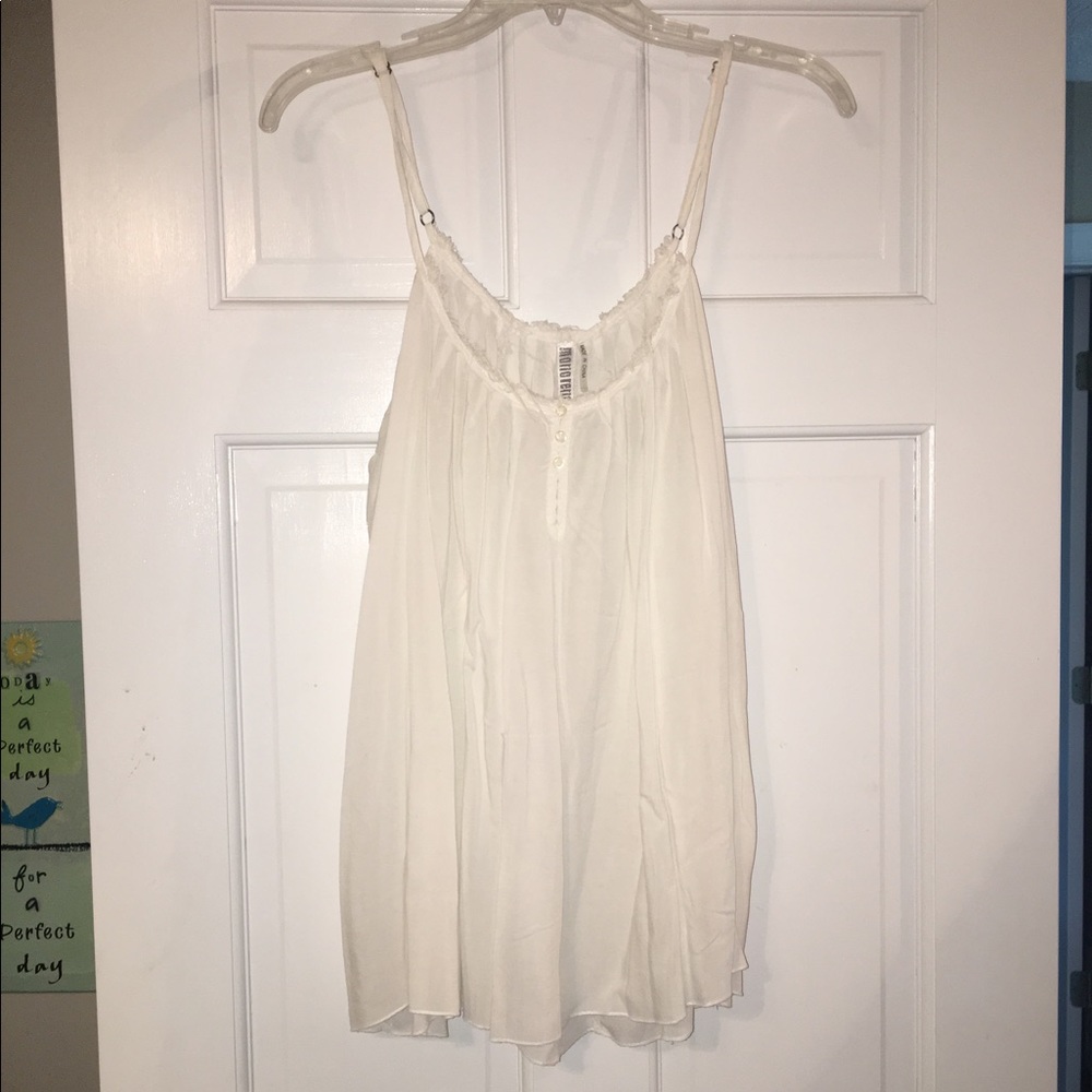 Flowy babydoll tank top size small