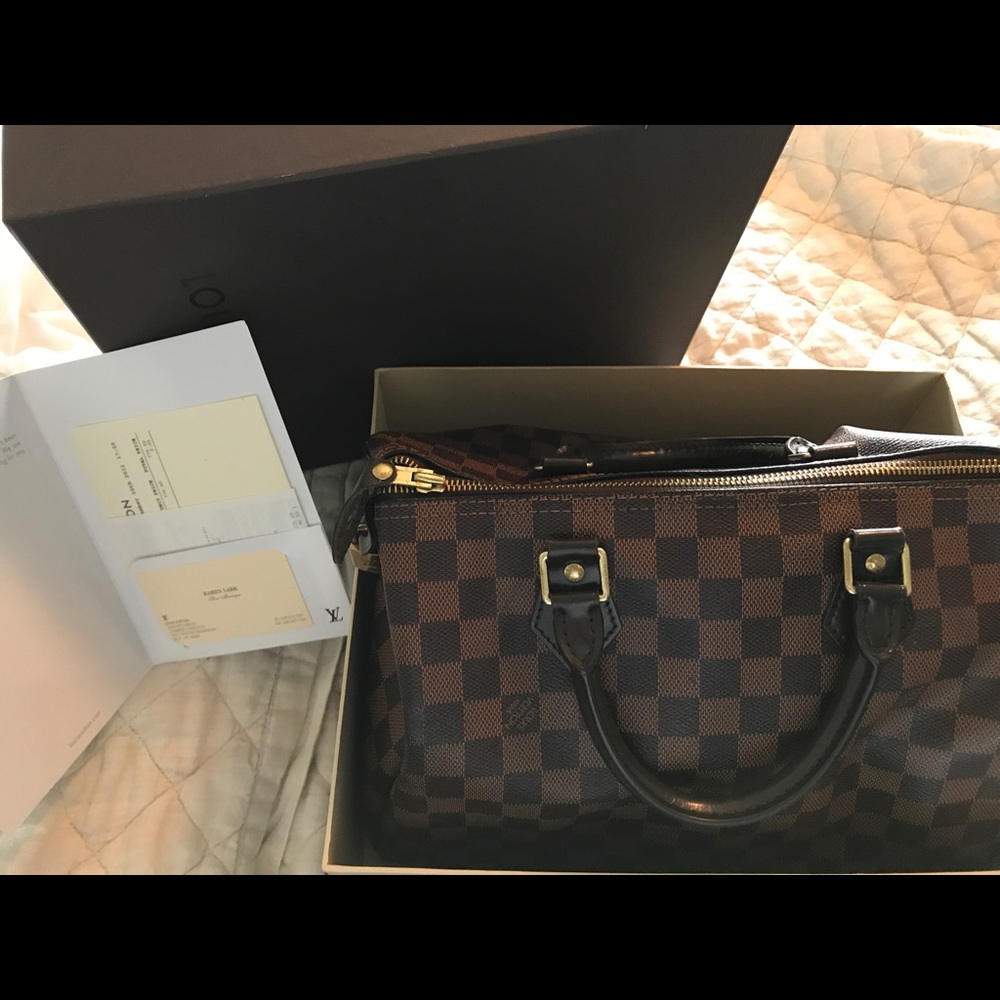 Louis Vuitton Speedy 30 Damier bag (authentic)