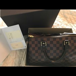 Louis Vuitton Speedy 30 Damier bag (authentic)