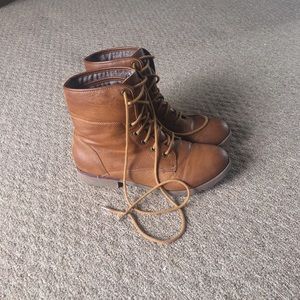 Brown Combat Boots