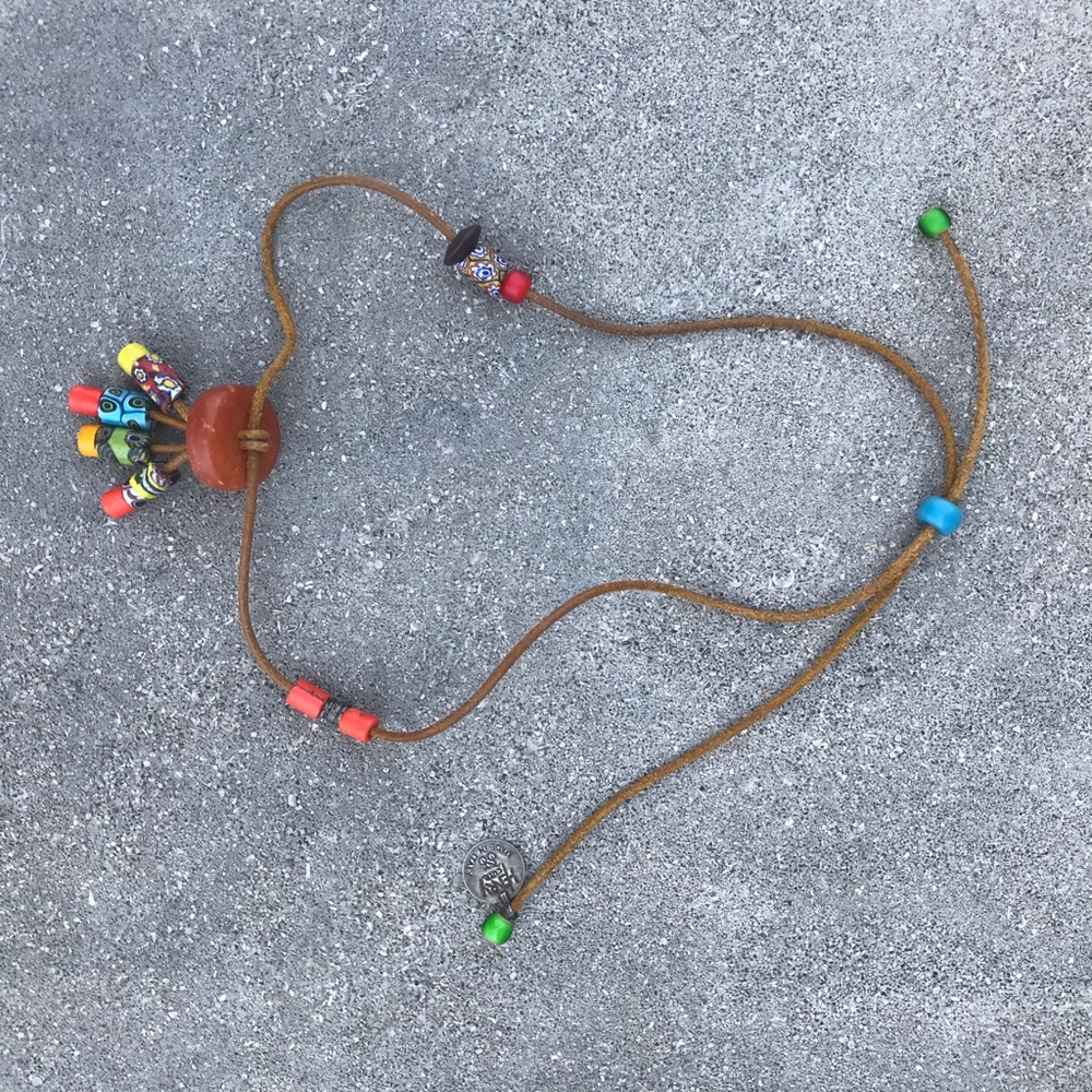 Henry Cuir necklace from Barney's NYC