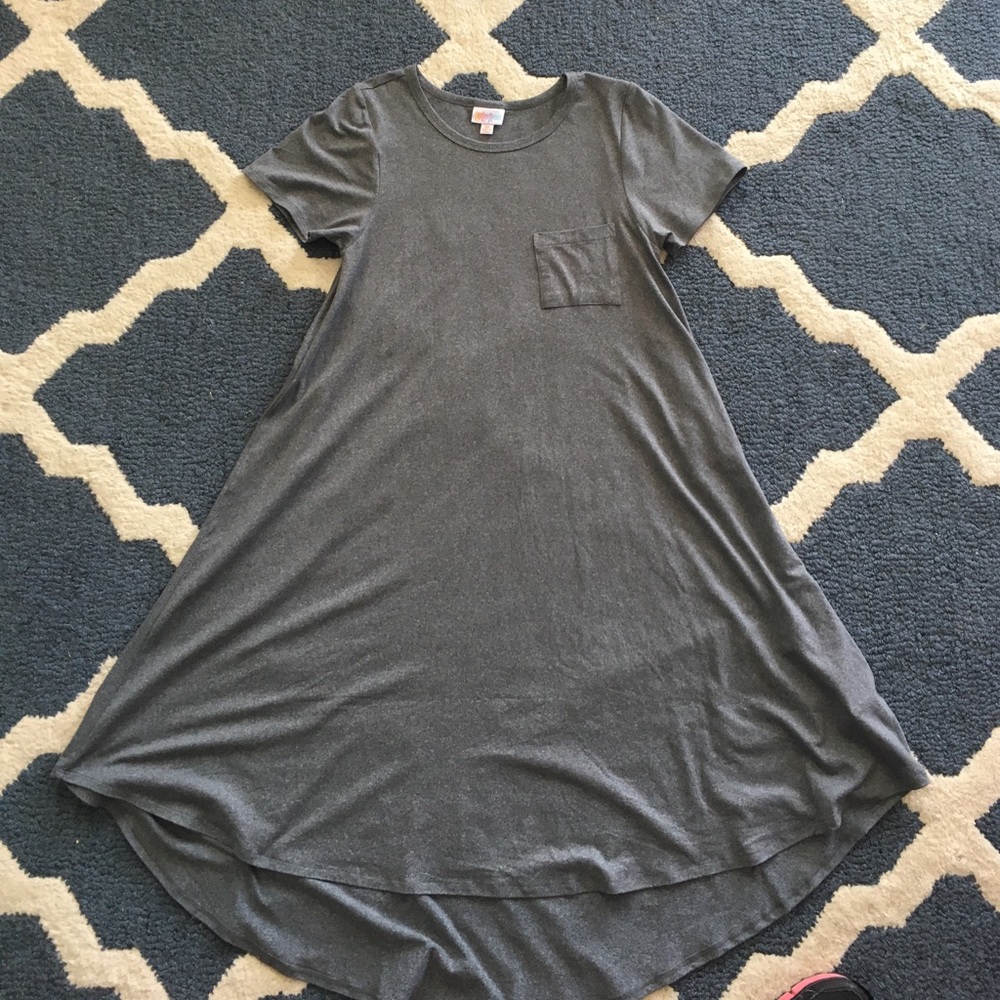 XS Gray Leggings Material Carly Dress