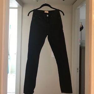Black high waisted jeans