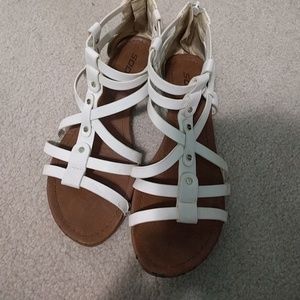 White Sandals size 8