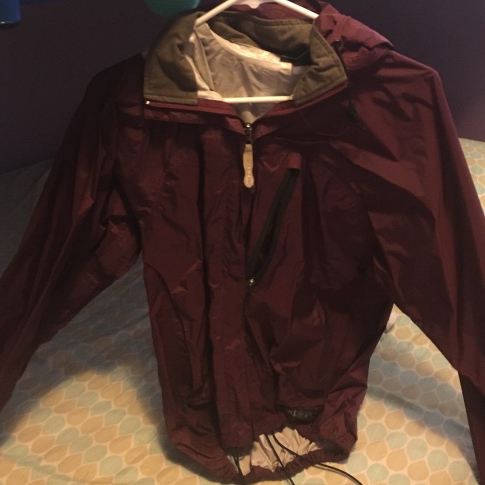 REI Maroon Raincoat