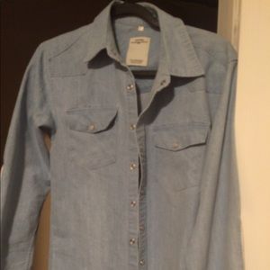 Rare Vintage Visvim denim button up shirt