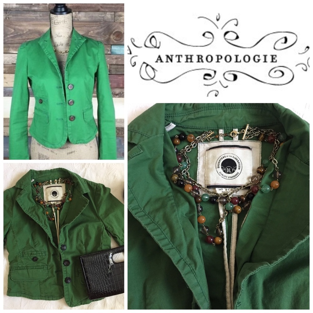 Green Utility Jacket by Anthropologie