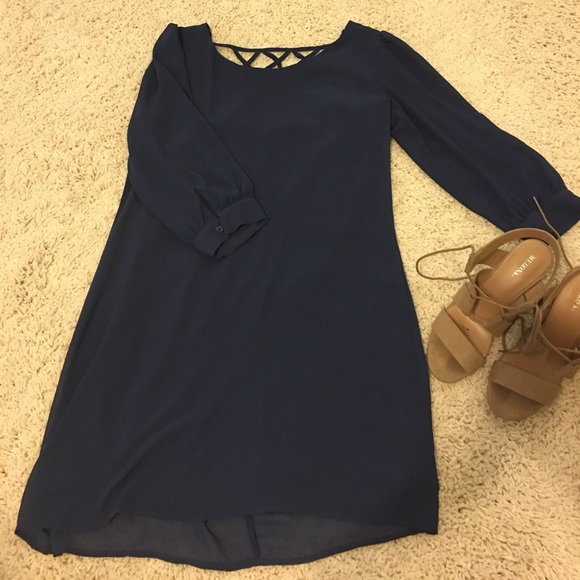Women's Navy dress - Picture 1 of 6