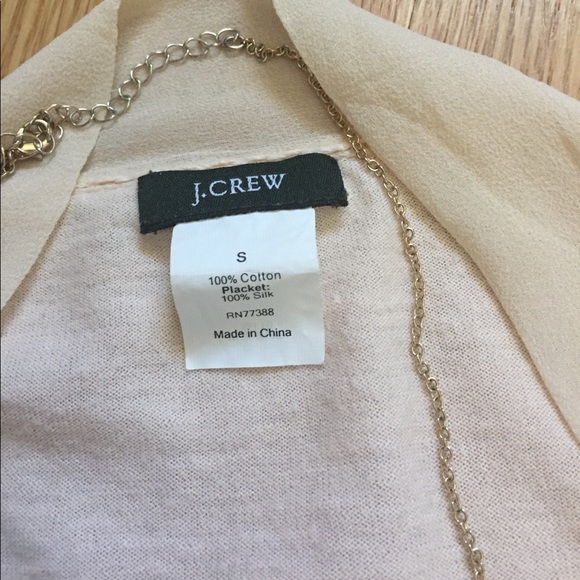 *SALE* J.Crew silk trim blush pink Cardigan - Picture 2 of 4