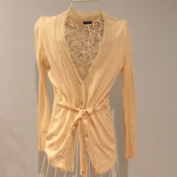 *SALE* J.Crew silk trim blush pink Cardigan - Picture 4 of 4