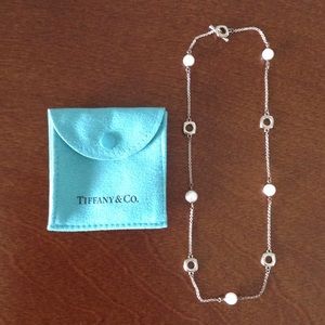 Tiffany & Co. Sterling Silver and Pearl Necklace