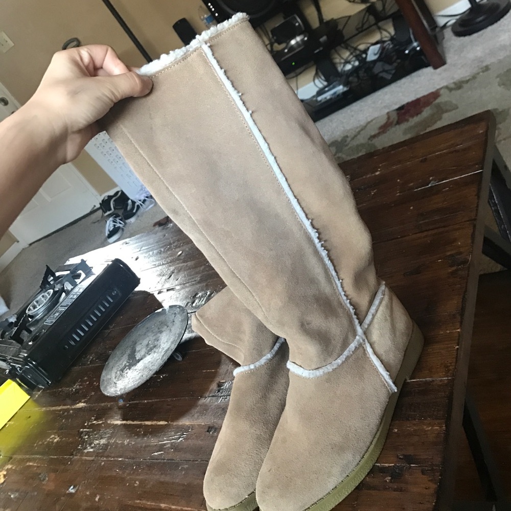 Baige Sox- tab boots