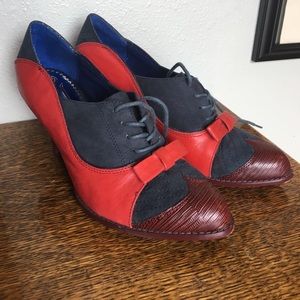Anthropologie- Poetic License oxford pumps