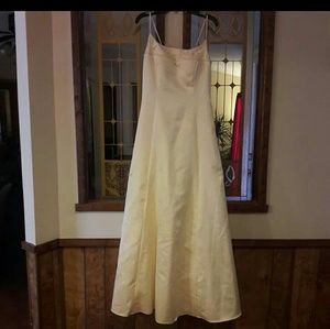 Yellow pageant dress