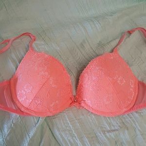 Bright peach H&M push up bra