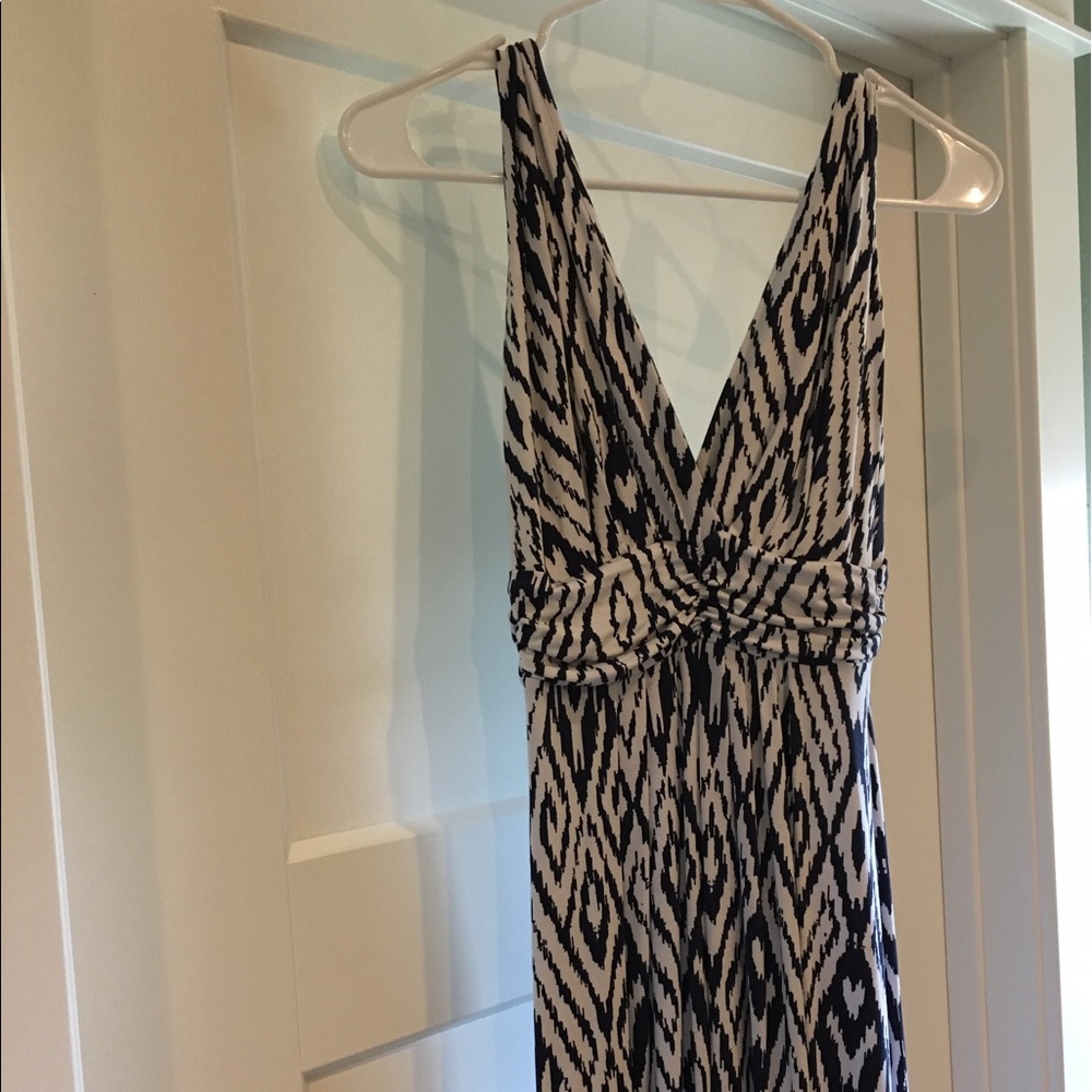 Tart Navy and White Maxi Dress