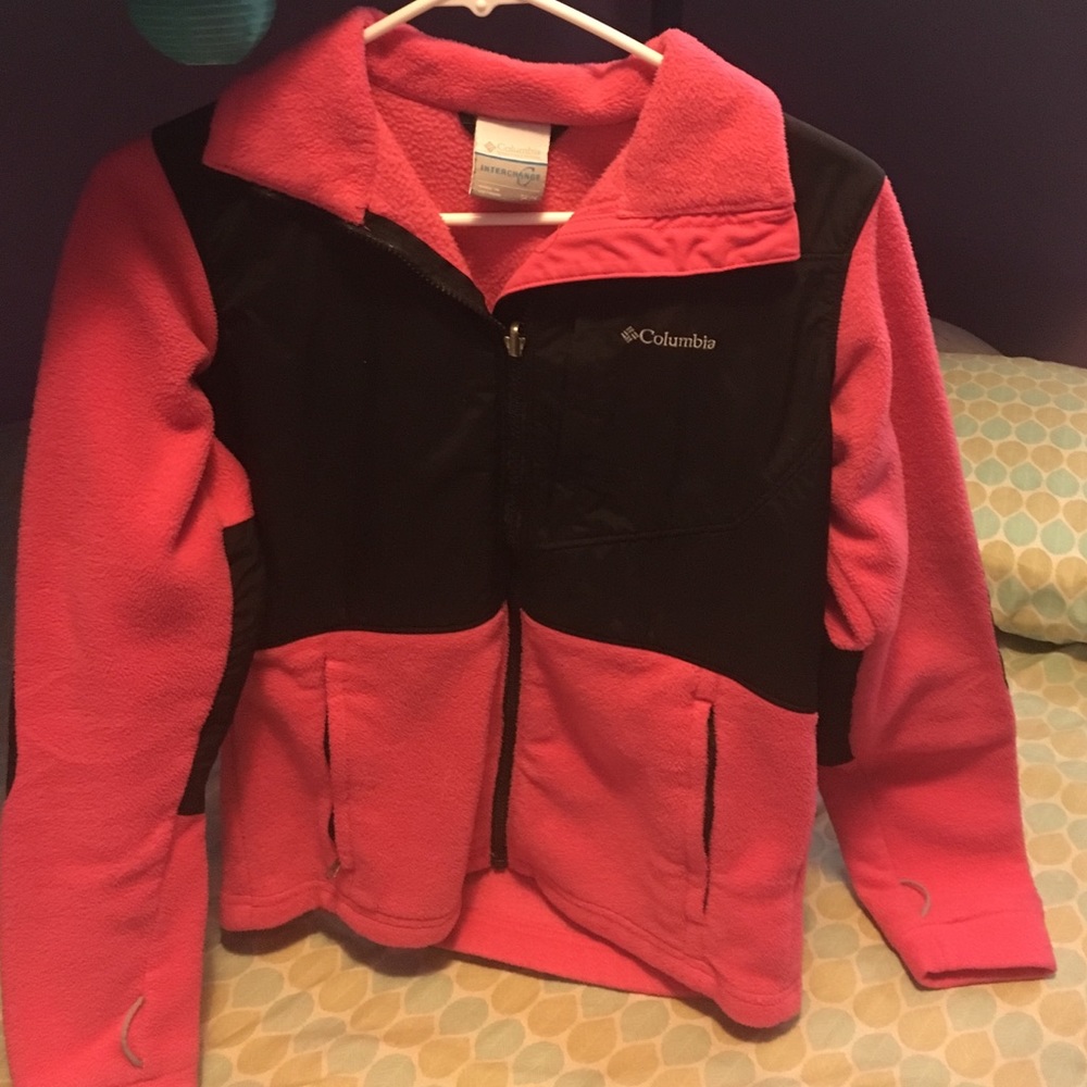 Pink+Black Columbia Coat