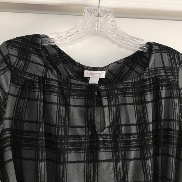 Black/Gray Printed A Pea in the Pod Dress - Picture 2 of 3