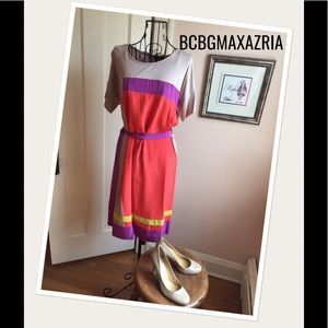 BCBG Color Blocked Dress