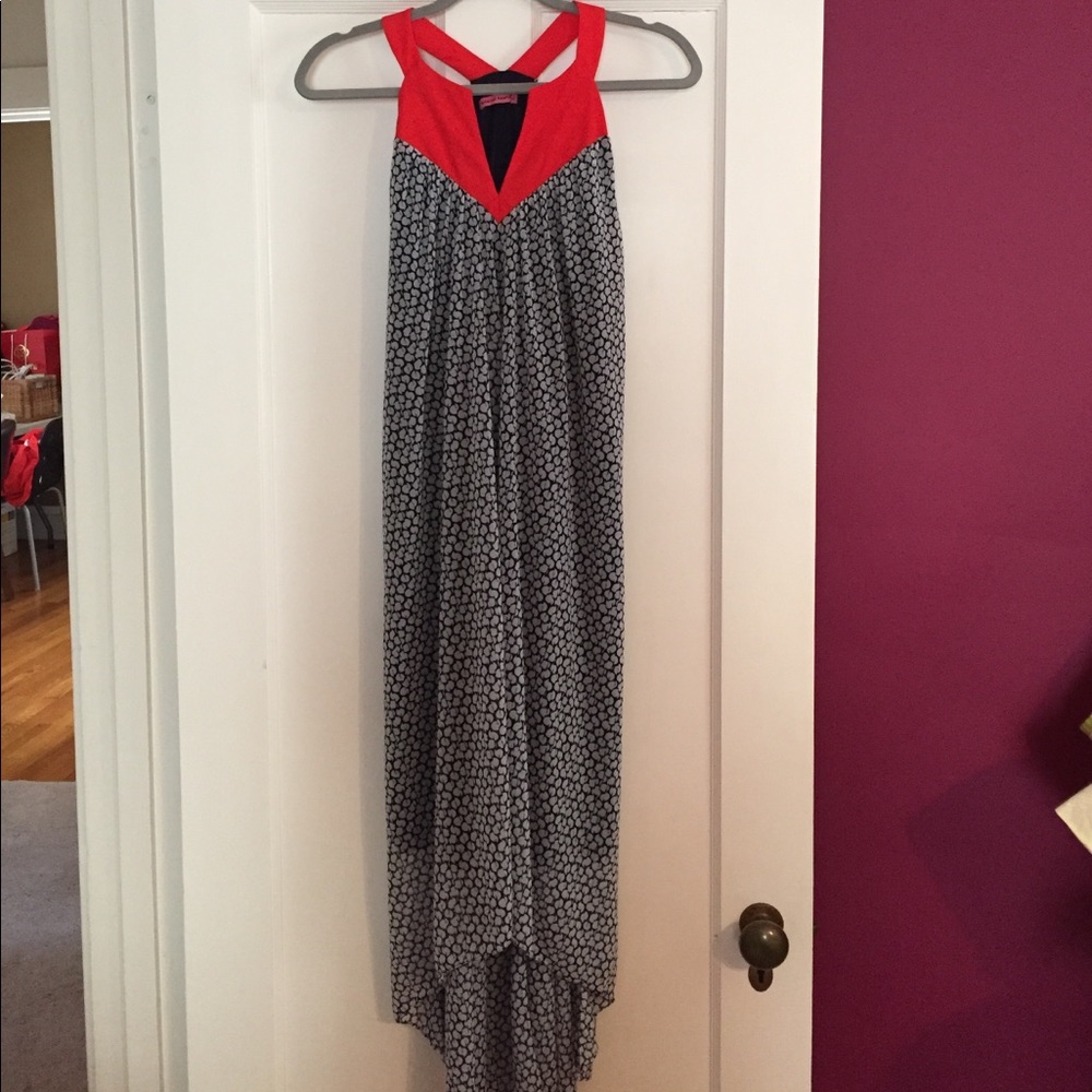 Maternal America high low maxi dress