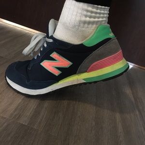 New Balance Blue Colorblock Sneakers