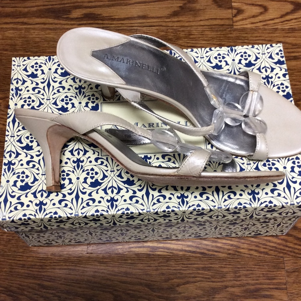 Pearl heeled sandals