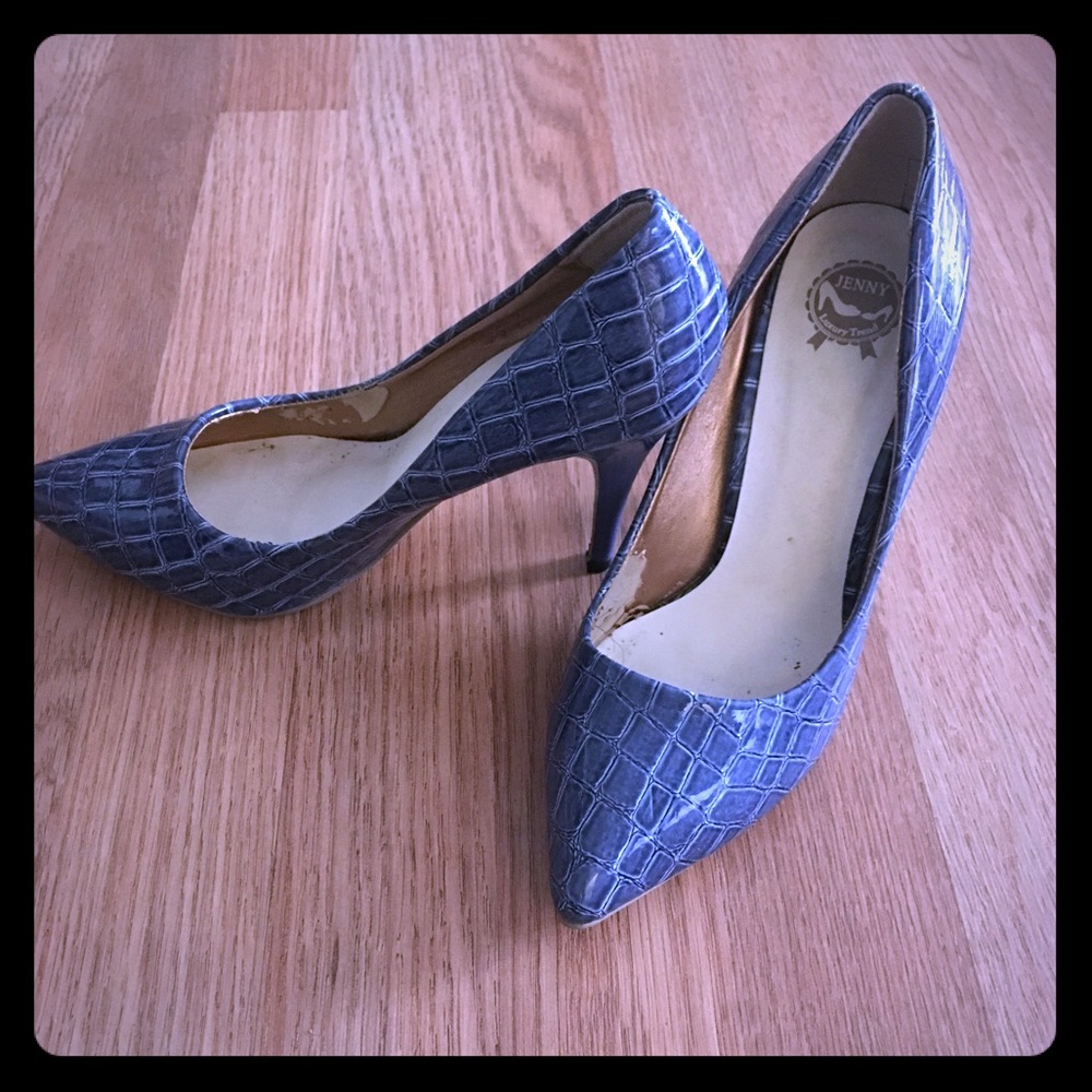 Blue shoes
