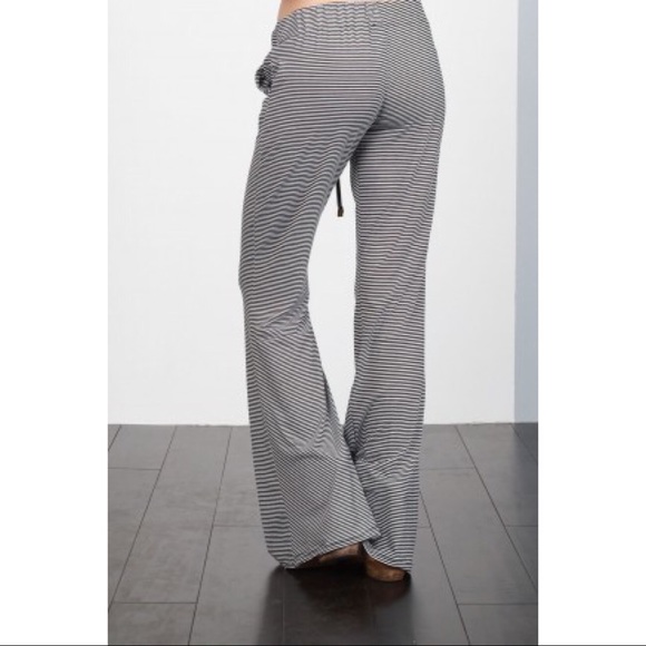 Lightweight Striped Drawstring Pants - Picture 2 of 5