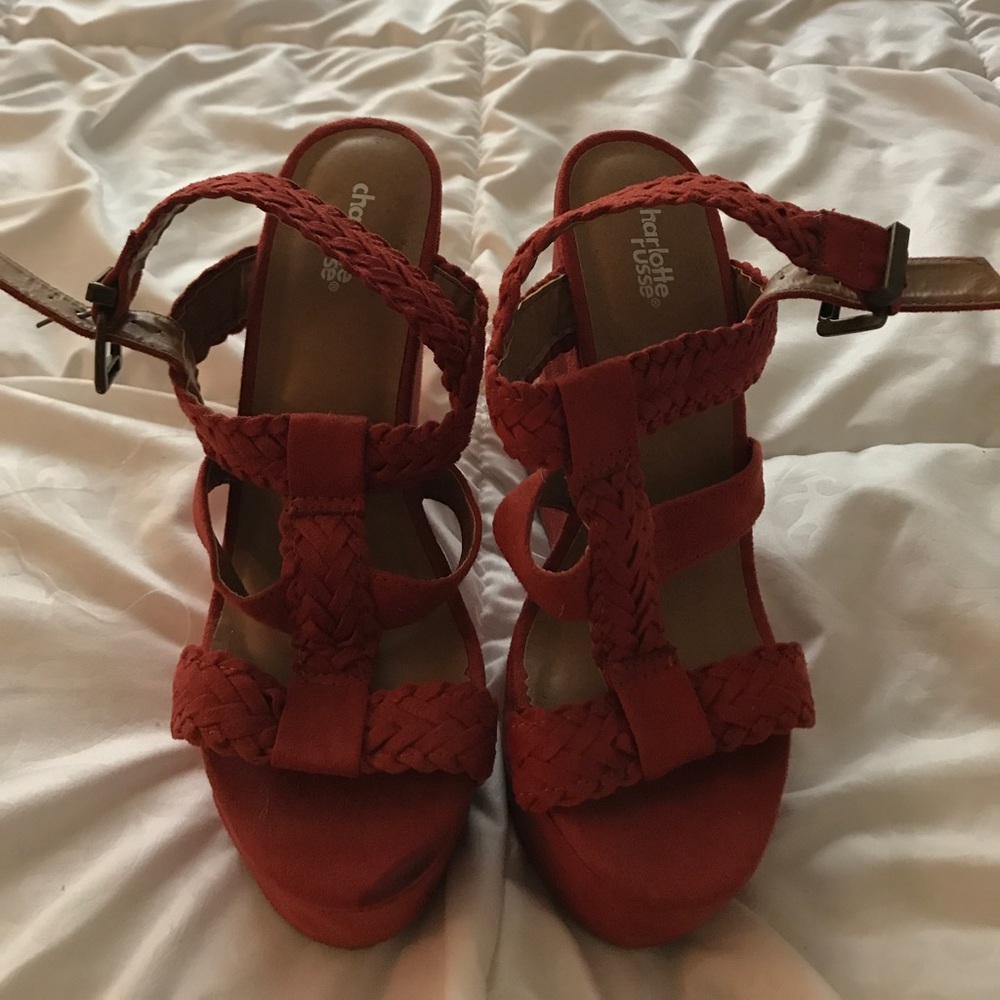 Burnt Orange Wedges