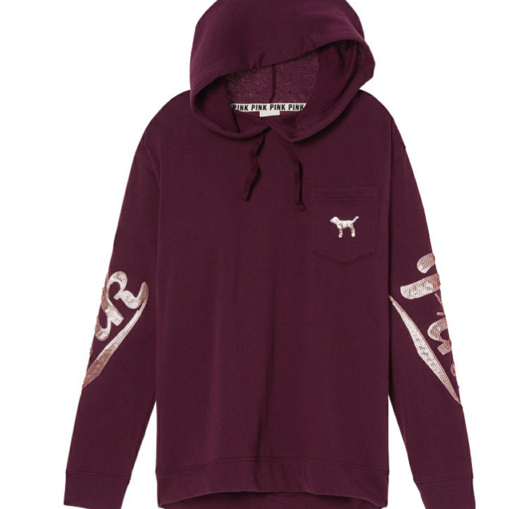 VS Pink Brand New in Plastic Bling Pullover Hoodie