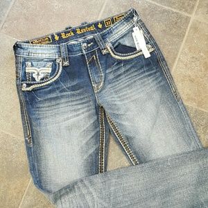 Feeney straight leg Rock Revival men's