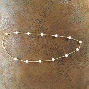 14k Gold and Fresh Water Pearl Necklace